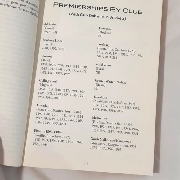 AFL Premiers Book Australia 2013 by Joe St John - Picture 6 of 10